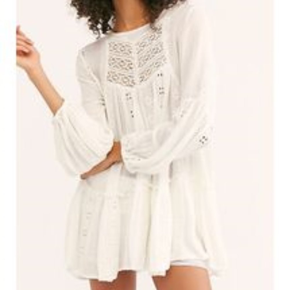 Free People Kiss Kiss Tunic- Ivory